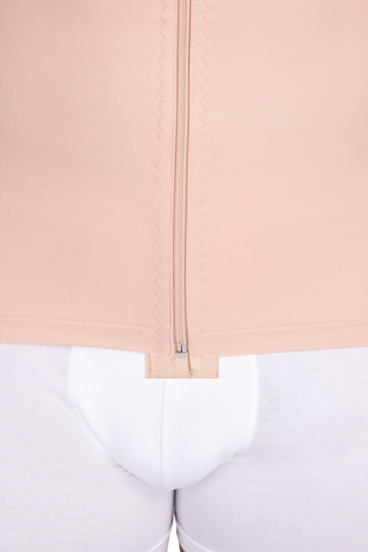 Kompresní pooperační pánská vesta MTmL Comfort se zapínáním na zip - Lipoelastic.cz