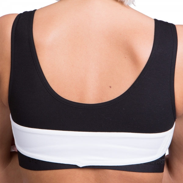 Pooperační tvarovaný prsní stabilizační pás SI na suchý zip  - Lipoelastic.cz