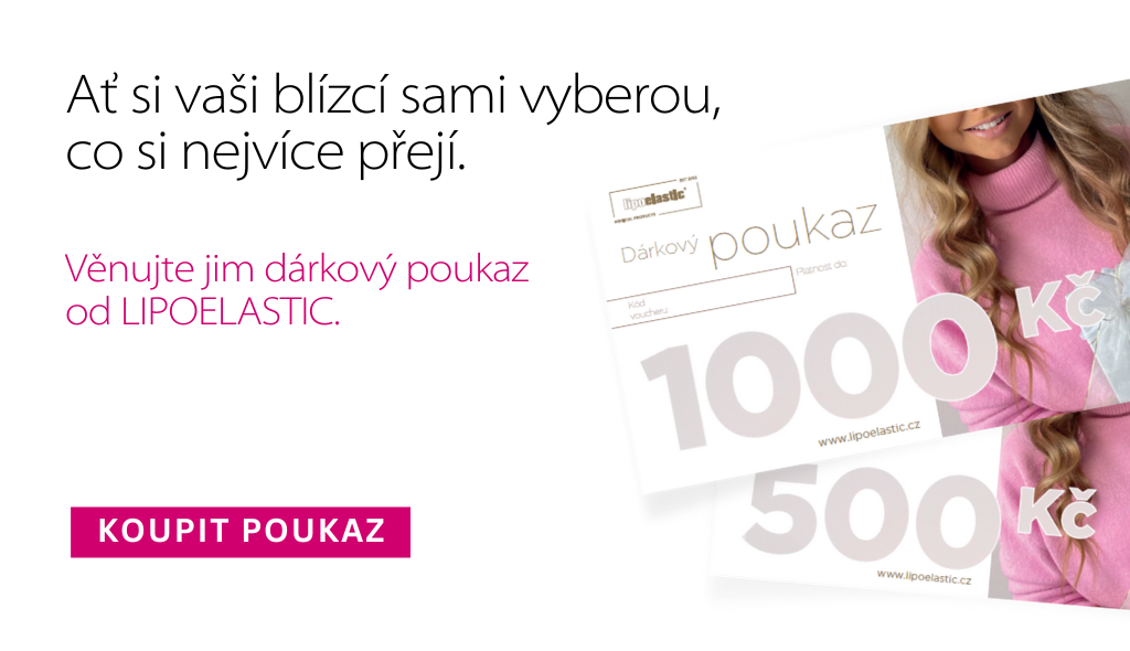 Banner - Dárkový poukaz od LIPOELASTIC